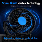 Powerful Rear Seat Cooling Car Fan — view 8