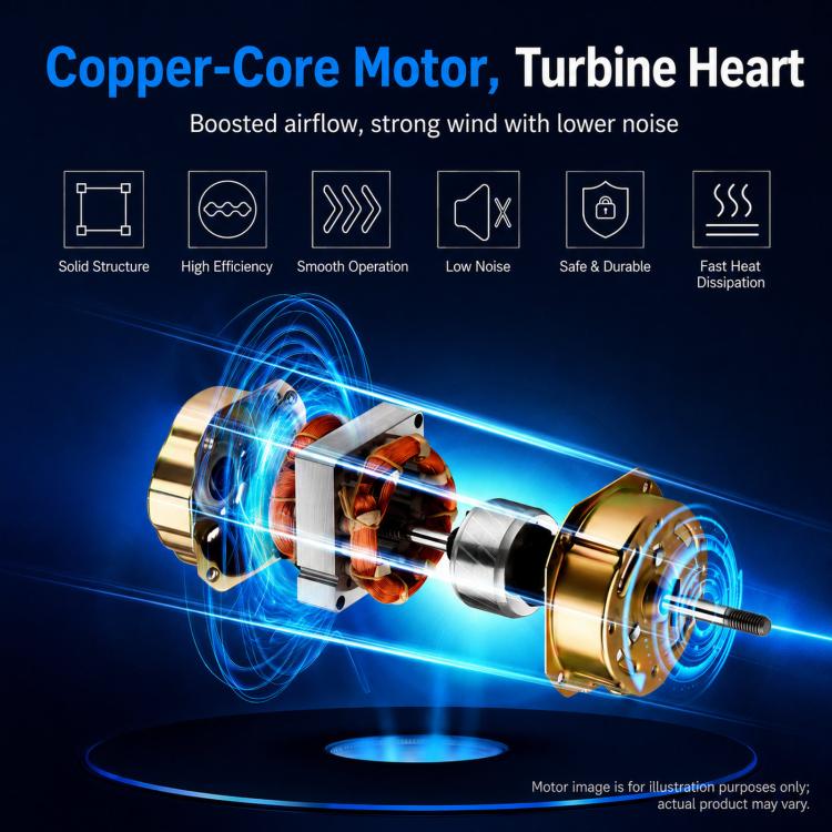 Powerful Rear Seat Cooling Car Fan — view 9