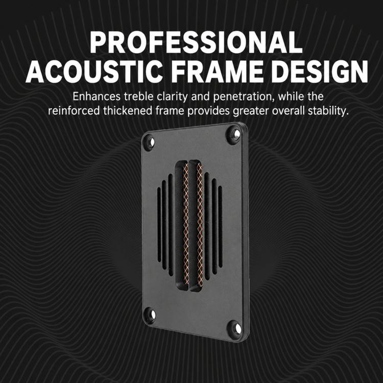 Square Aluminum Ribbon Tweeter Pneumatic High-Fidelity High Frequency Speaker