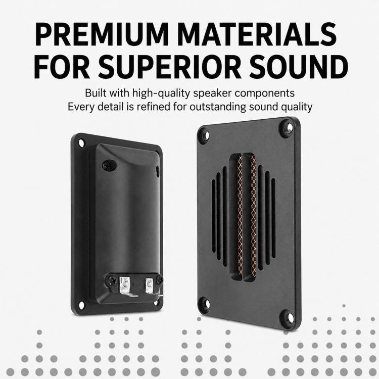 Square Aluminum Ribbon Tweeter Pneumatic High-Fidelity High Frequency Speaker
