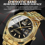 BINBOND B7012 Men Quartz Watch Classic Business Dress Wristwatch With Day Date Dual Calendar — view 9