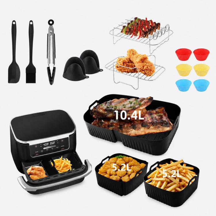 For Ninja AF500 AF500EU FlexBasket 10.4L MegaZone — 10 Pcs Accessories Kit