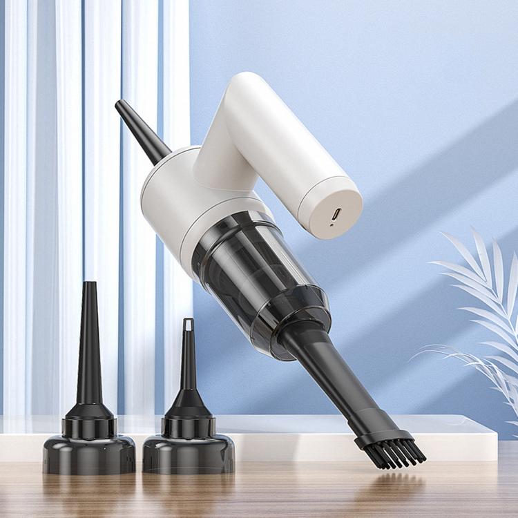 Handheld Wireless Vacuum Cleaner Cordless Car Dust Blower — AA105 4 In 1 Black