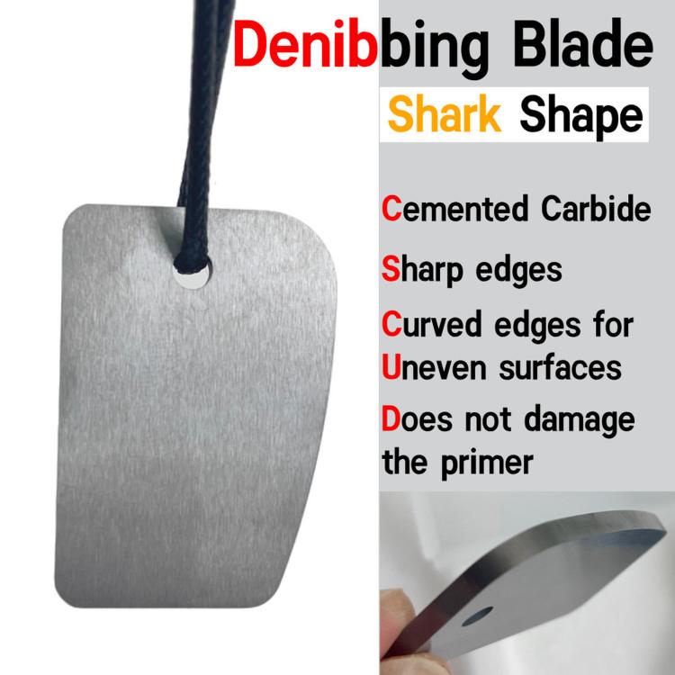 Car Paint Denibbing Blade Carbide Scraper Tool For Removing Paint Runs DUST Nibs and Defects