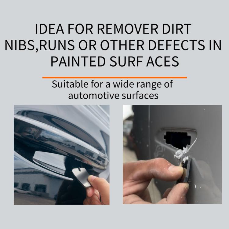 Car Paint Denibbing Blade Carbide Scraper Tool For Removing Paint Runs DUST Nibs and Defects