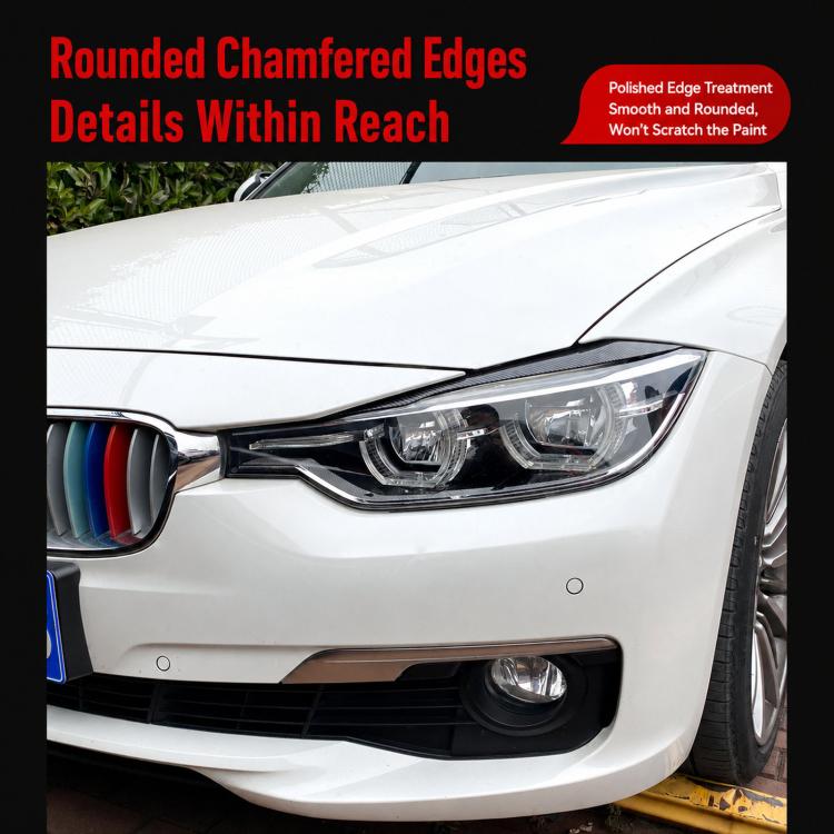 For BMW 3 Series F30/F31 318i 320i 2012-2018 Headlight Eyebrow Decals — view 4