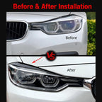 For BMW 3 Series F30/F31 318i 320i 2012-2018 Headlight Eyebrow Decals — view 6