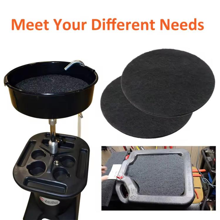 38cm Oil Drain Pan Splash Pad Washable Anti Splatter Mat For Fluid Changing