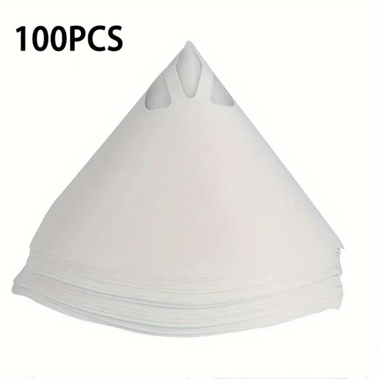 Disposable Paper Paint Strainers With Fine Nylon Mesh For Automotive & Painting Supplies