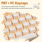AKKO Cute Light-Transmitting Cat Ear Keycaps Universal Mechanical Keyboard Keycap Accessories