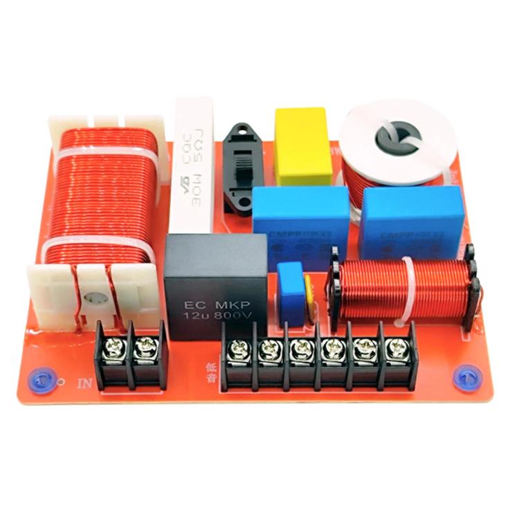 500W 3-Way Speaker Crossover Solder-Free Adjustable Hi-Fi Audio Crossover