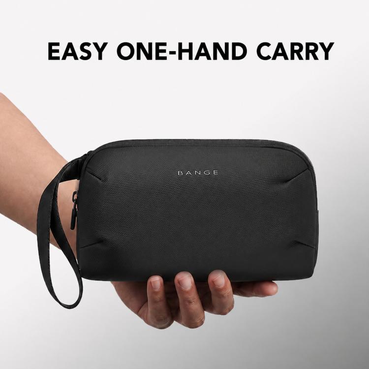 BANGE BG-7918 Electronic Organizer Travel Cable Bag Water-Resistant Digital Accessories Pouch With Wristlet