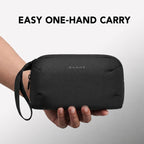 BANGE BG-7918 Electronic Organizer Travel Cable Bag Water-Resistant Digital Accessories Pouch With Wristlet