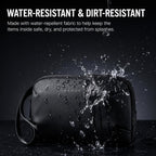 BANGE BG-7918 Electronic Organizer Travel Cable Bag Water-Resistant Digital Accessories Pouch With Wristlet