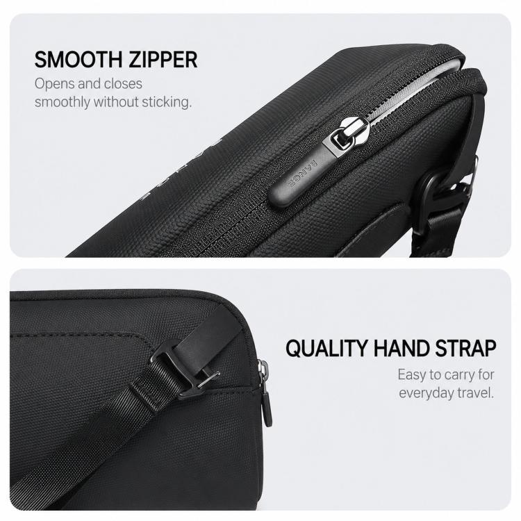 BANGE BG-7918 Electronic Organizer Travel Cable Bag Water-Resistant Digital Accessories Pouch With Wristlet