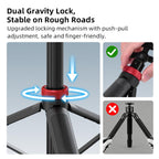 BRDRC 1.6m Ball Head Quick-release Tripod Extension Selfie Stick — view 8