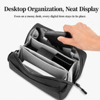 Electronic Organizer Travel Case Water-Resistant Cable Accessory Pouch — view 2