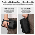 Electronic Organizer Travel Case Water-Resistant Cable Accessory Pouch — view 5