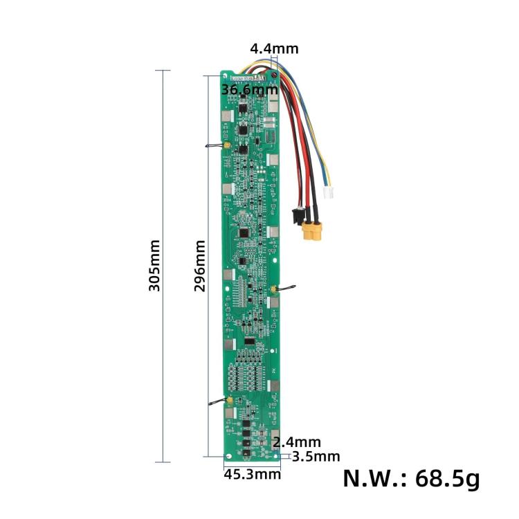BMS Battery Protection Board Lithium Battery Control Circuit Module with Cable, For Xiaomi Electric Scooter Elite