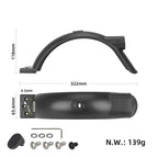 For Xiaomi Electric Scooter 5 Rear Fender Kit Replacement Mudguard with Hook Screws