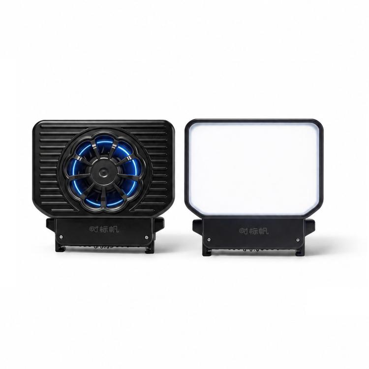 ShiYifan 2 In 1 Cooling Fan & Fill Light — For DJI Osmo Pocket 4 / 3 / Insta360 Luna Ultra
