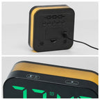 Digital Alarm Clock LED Desk Clock with Night Light USB Output Dimmable Display — view 13