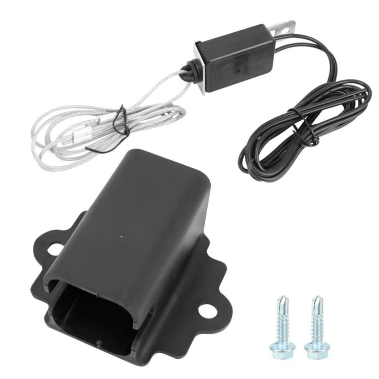 Trailer Emergency Brake Switch With Steel Lanyard 7-pin Trailer Plug Mounting Bracket