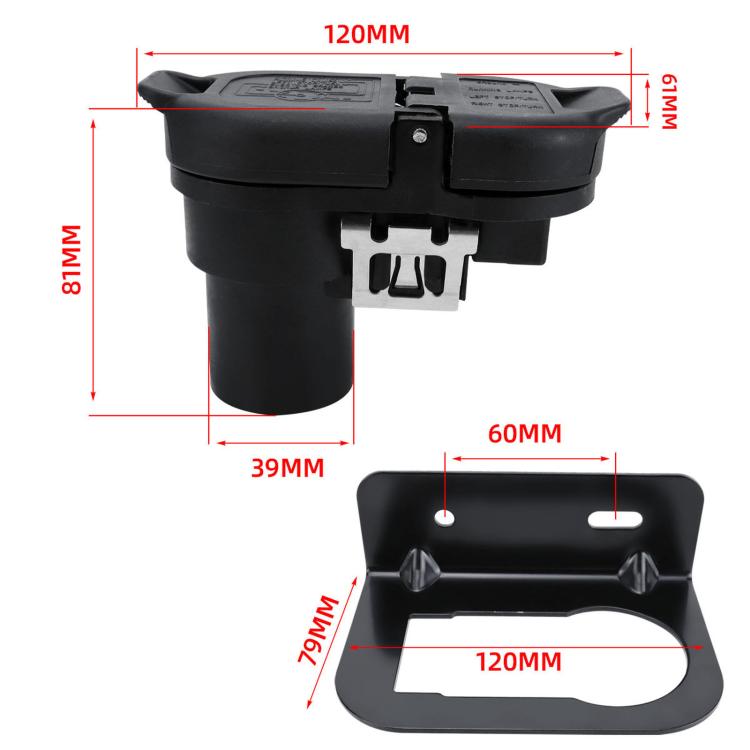 Automotive Plug-and-play Trailer Plug Socket Connector Wiring Harness