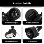 Automotive Plug-and-play Trailer Plug Socket Connector Wiring Harness