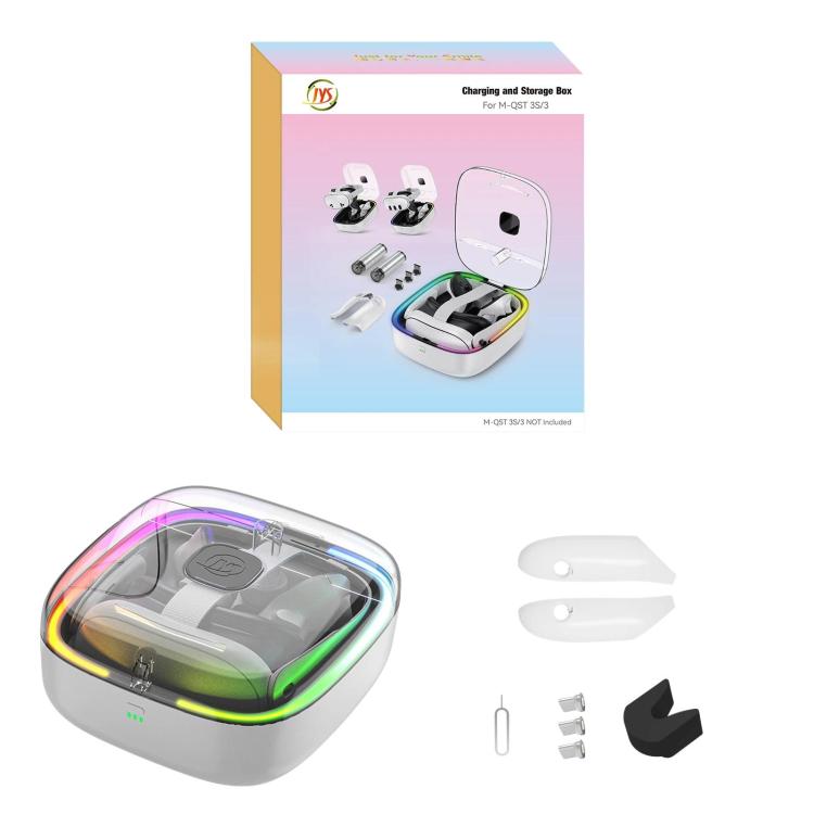JYS For Meta Quest 3 / 3S VR Controller Magnetic Charging Dock Station