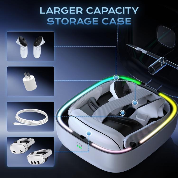 JYS For Meta Quest 3 / 3S VR Controller Magnetic Charging Dock Station