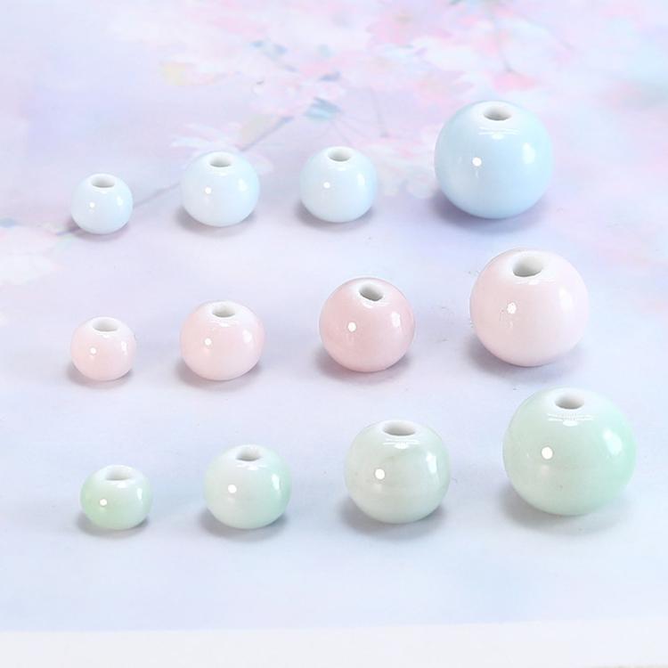 20 PCS/Pack Candy Beaded Ceramic Bracelet Jewelry DIY Weaving Material