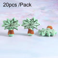 20 PCS/Pack Hand-Painted Ceramic Coconut Tree Shaped Bead Bracelet DIY Accessories