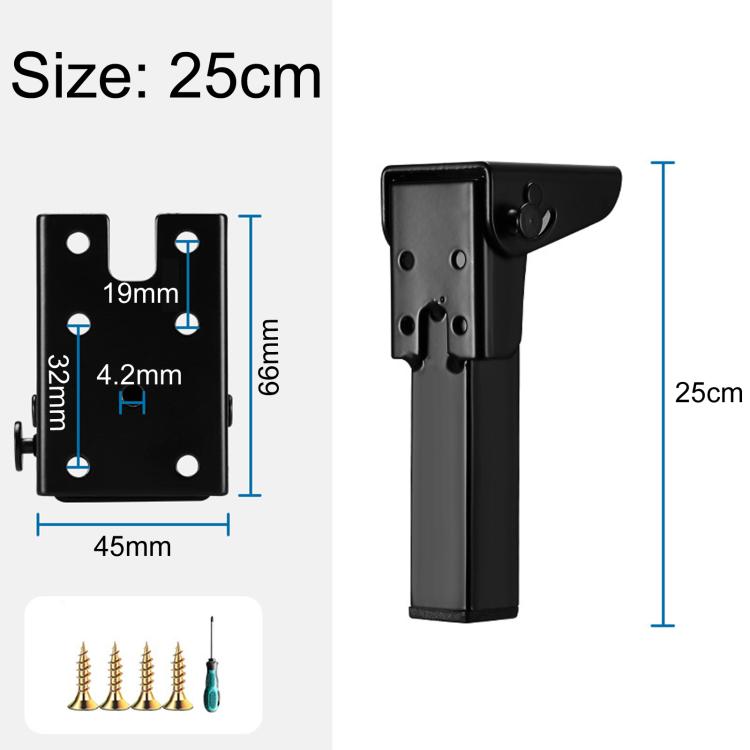 Metal Folding Table Legs Support Feet For Computer Desk & Camping Table — 20cm