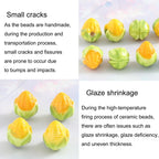 20 PCS/Pack Cute Corn Ceramic DIY Beaded Bracelet Accessories