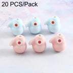 20 PCS/Pack Cute Rabbit Ceramic Beads DIY Jewelry Bracelet Accessories
