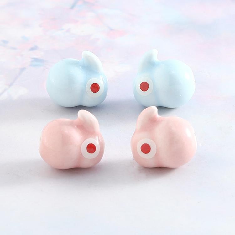 20 PCS/Pack Cute Rabbit Ceramic Beads DIY Jewelry Bracelet Accessories