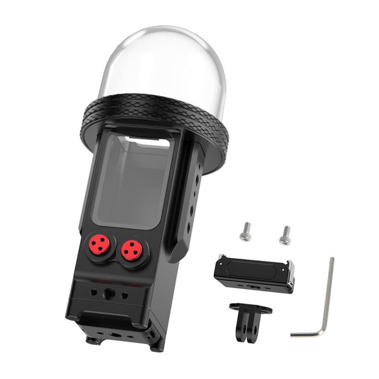 For DJI Osmo Pocket 3 Aluminium Waterproof Housing Case 80M Deep Diving Shell