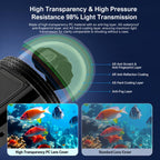For DJI Osmo Pocket 3 Aluminium Waterproof Housing Case 80M Deep Diving Shell