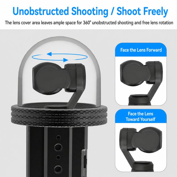For DJI Osmo Pocket 3 Aluminium Waterproof Housing Case 80M Deep Diving Shell