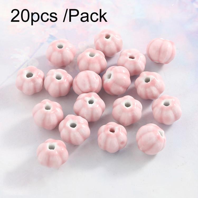 20 PCS/Pack DIY Ceramic Beaded Bracelet Materials and Homemade Jewelry Accessories — Small Watermelon