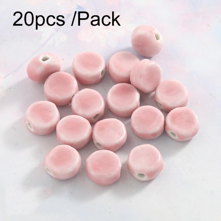 20 PCS/Pack DIY Ceramic Beaded Bracelet Materials and Homemade Jewelry Accessories — Small Flower (Steel Mold)
