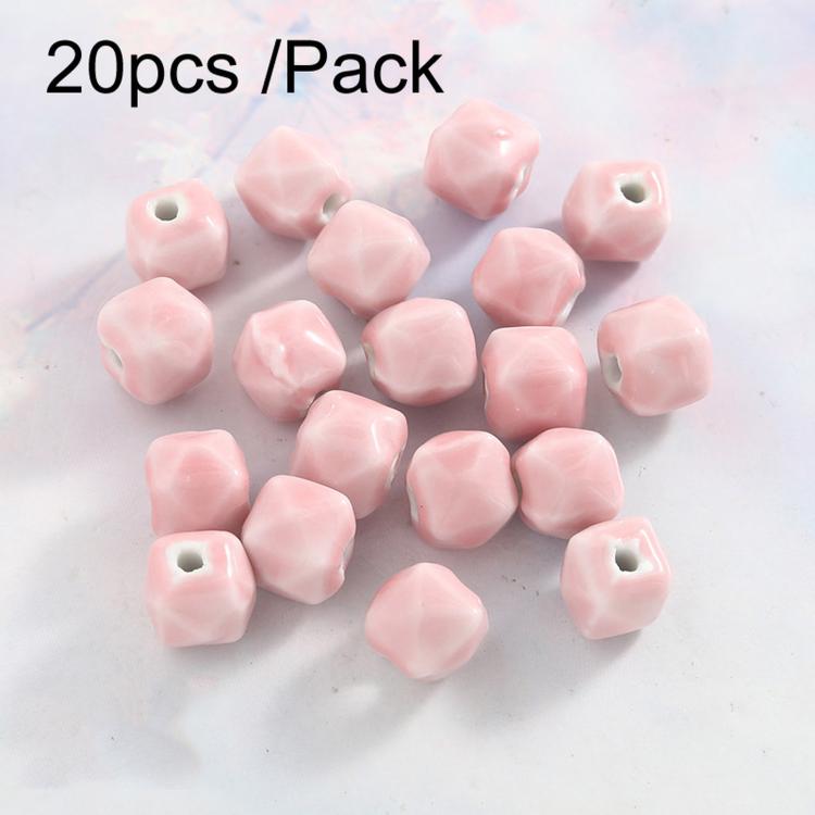 20 PCS/Pack DIY Ceramic Beaded Bracelet Materials and Homemade Jewelry Accessories — Bone