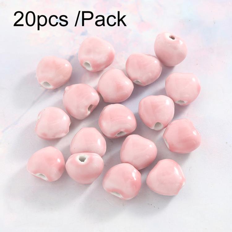20 PCS/Pack DIY Ceramic Beaded Bracelet Materials and Homemade Jewelry Accessories — 10mm Square Edge