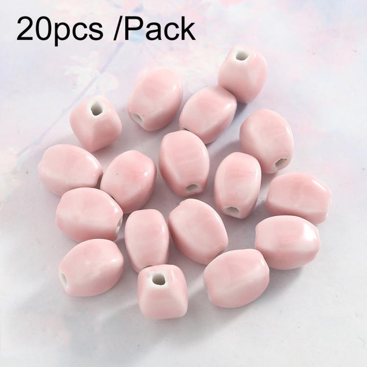 20 PCS/Pack DIY Ceramic Beaded Bracelet Materials and Homemade Jewelry Accessories — Small Flying Saucer