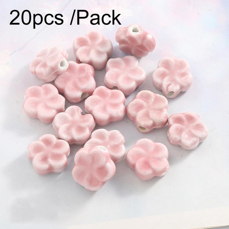 20 PCS/Pack DIY Ceramic Beaded Bracelet Materials and Homemade Jewelry Accessories — Pentagon
