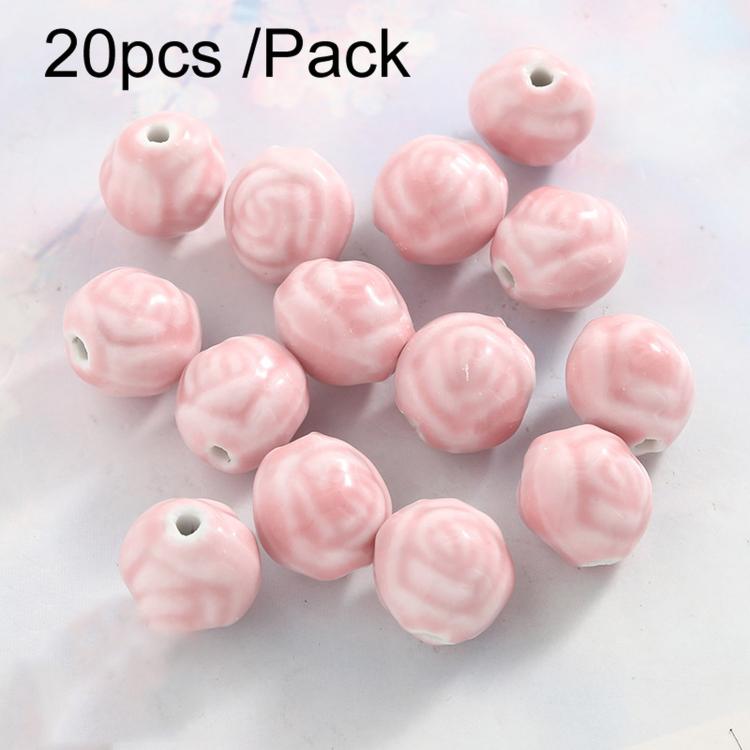20 PCS/Pack DIY Ceramic Beaded Bracelet Materials and Homemade Jewelry Accessories — Small Strip