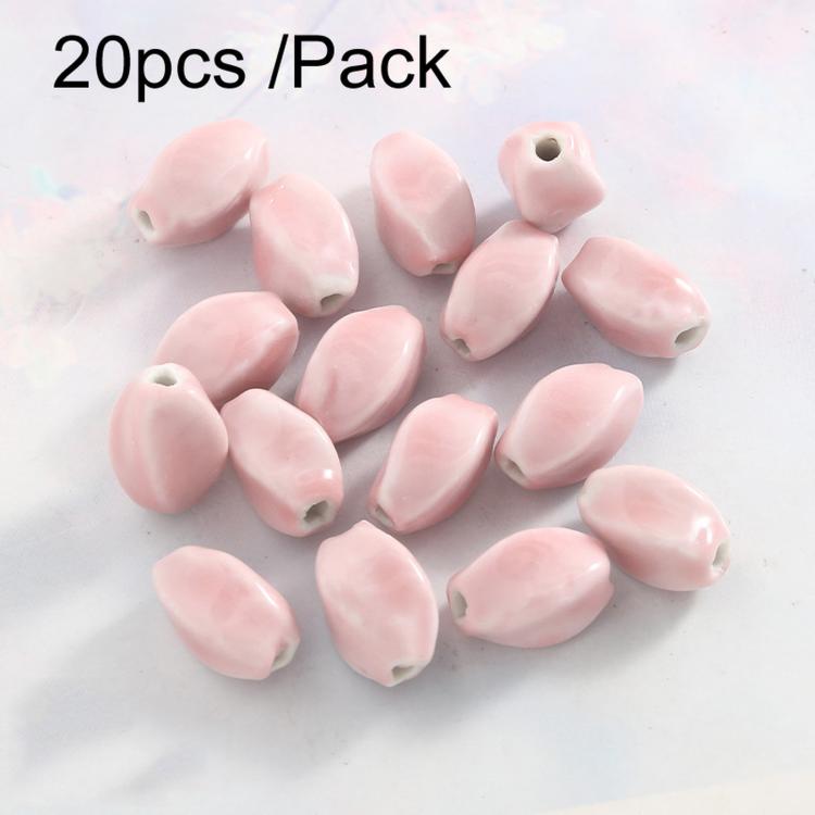 20 PCS/Pack DIY Ceramic Beaded Bracelet Materials and Homemade Jewelry Accessories — Small Bamboo Joint