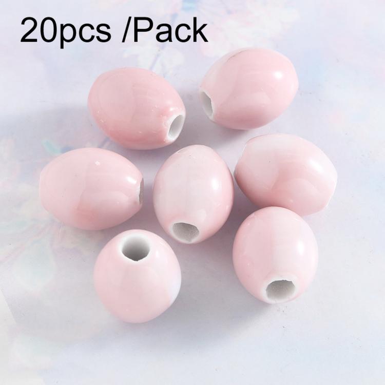 20 PCS/Pack DIY Ceramic Beaded Bracelet Materials and Homemade Jewelry Accessories — X-shaped Wine Glass