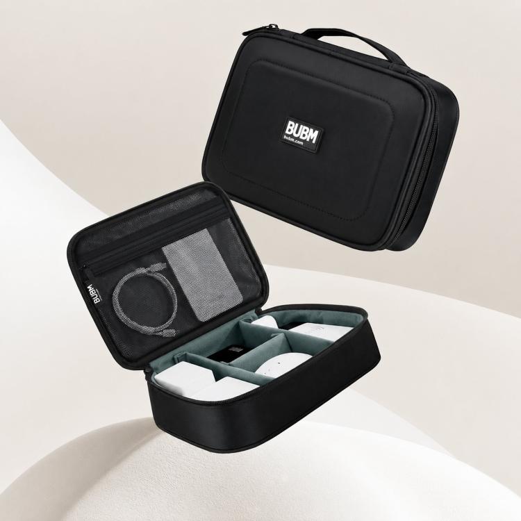 BUBM DRS 3-Piece Set Electronic Organizer Travel Cable Bag Waterproof Accessories Case